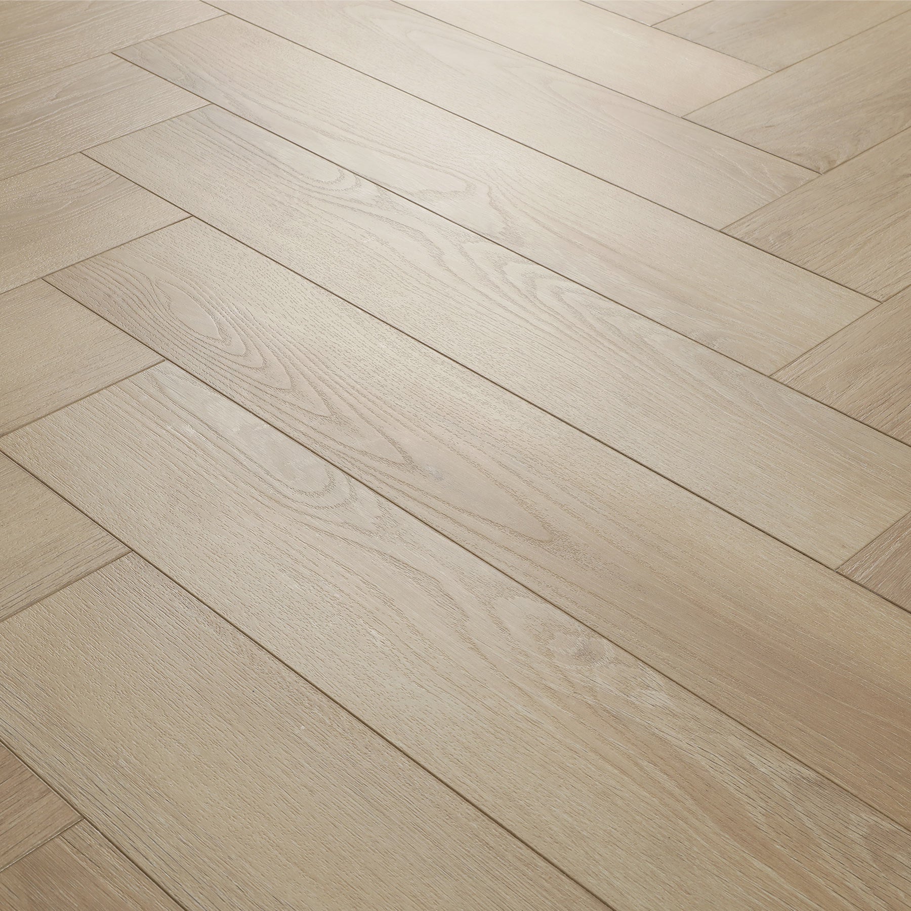 Warm Sand Oak 14mm Herringbone