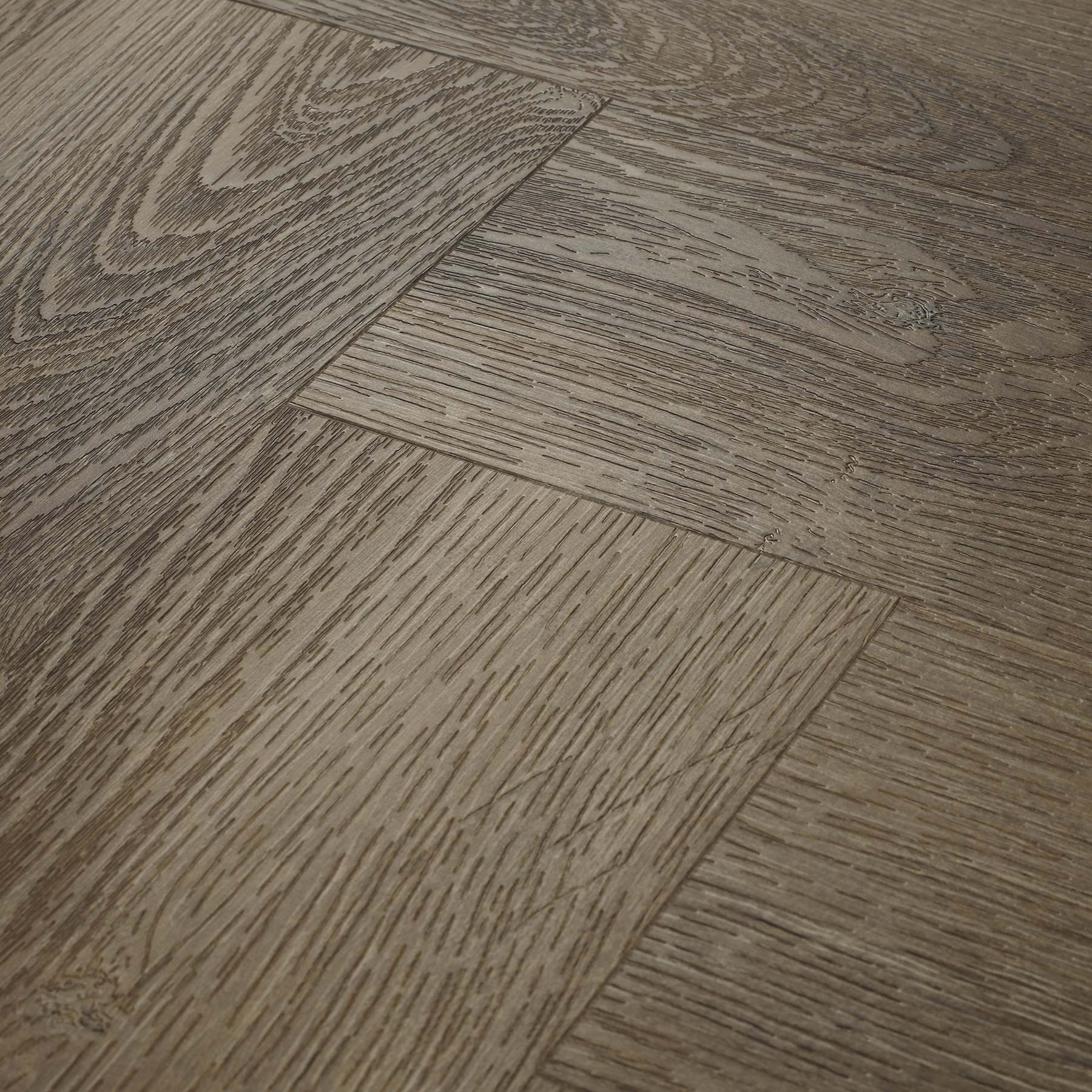 Chocolate Pine Herringbone