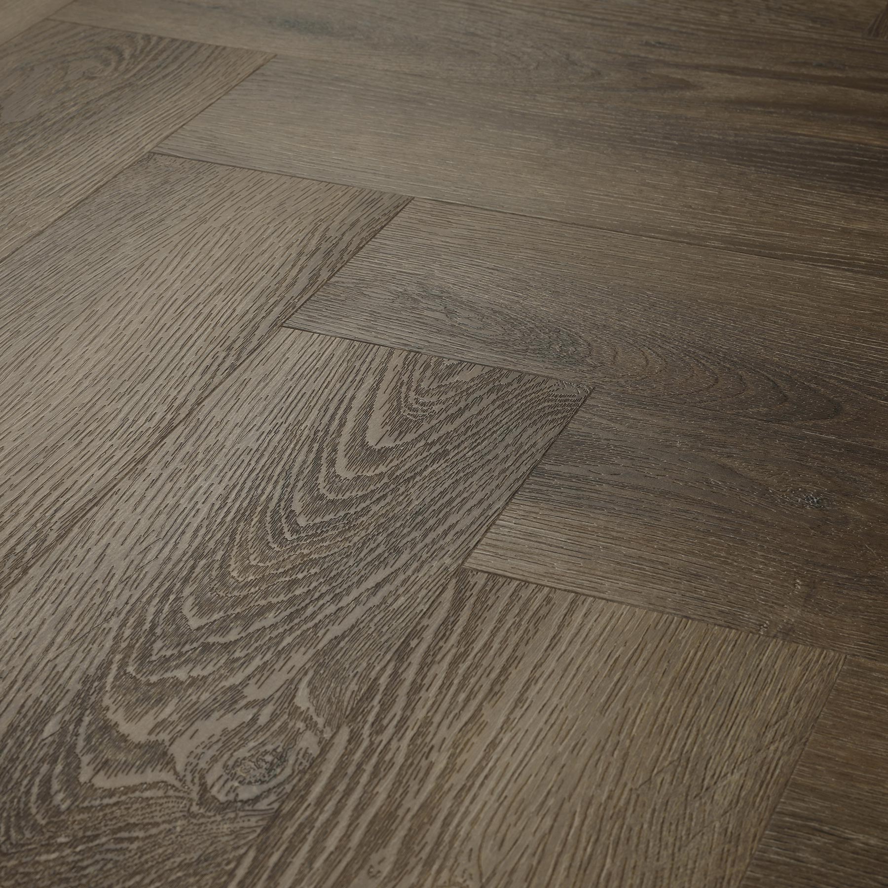 Chocolate Pine Herringbone